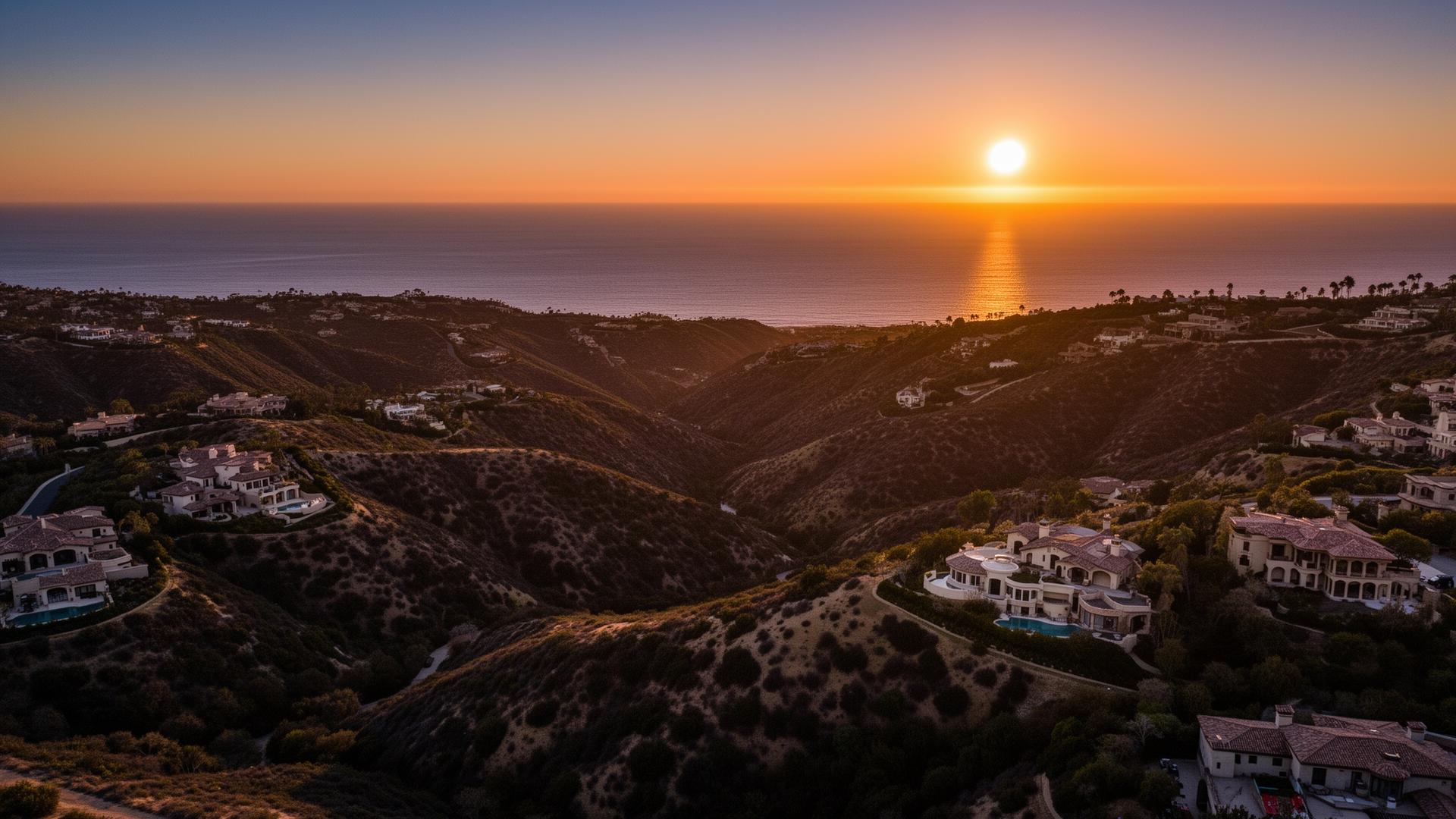 Southern California twilight